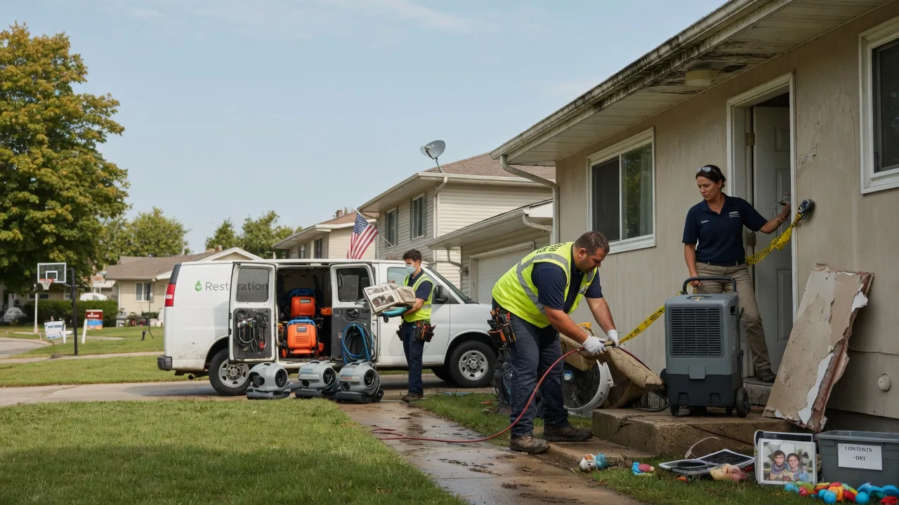 Water Damage Restoration in Amboy, IL near me